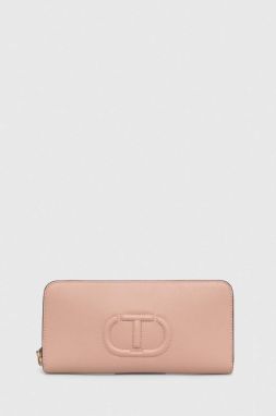 Peňaženka Twinset dámsky, ružová farba