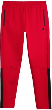 4F Športové nohavice  červená / čierna