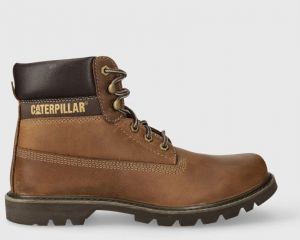 Semišové topánky Caterpillar Colorado 2.0 pánske, hnedá farba