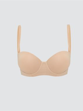 LC Waikiki Underwired Half Padded Plain Balconette Bra