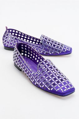 LuviShoes Hoof Purple Women's Flats