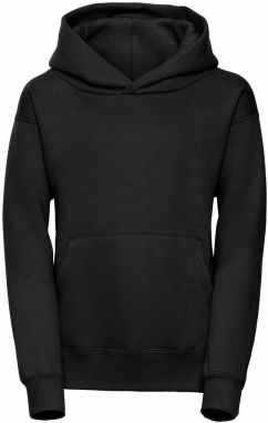 Czarna bluza dziecięca z kapturem Hooded Sweatshirt Russell