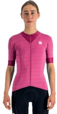 Sportful KELLY W SHORT SLEEVE JERSEY Dámsky cyklistický dres, ružová, veľkosť