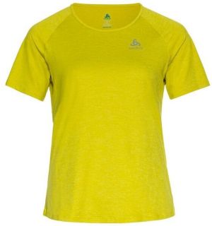 Odlo W RUN EASY 365 T-SHIRT CREW NECK SS Dámske bežecké tričko, žltá, veľkosť