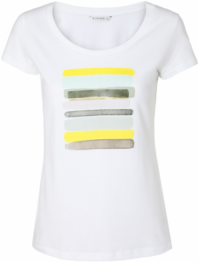 TATUUM Tričko 'ANTONIA'  žltá / sivá / zelená / biela