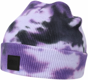 Urban Classics Čiapky 'Tie Dye Beanie '  fialová