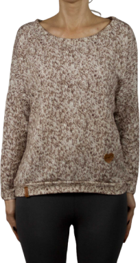 Blouse white-brown mi... mi 996.R41