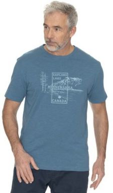 BUSHMAN DEMING Pánske tričko, modrá, veľkosť