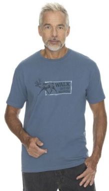 BUSHMAN DARWIN Pánske tričko, tmavo modrá, veľkosť