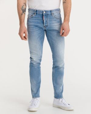 Slim fit pre mužov DSQUARED2 - modrá