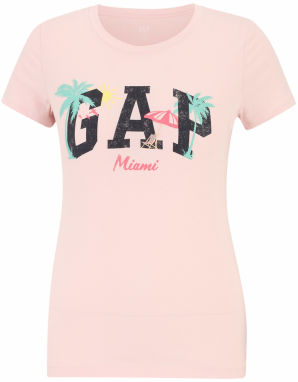 Gap Petite Tričko  mätová / pitaya / pastelovo ružová / čierna