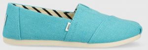 Espadrilky Toms Alpargata tyrkysová farba,