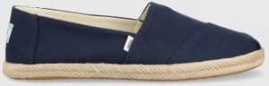 Espadrilky Toms Alpargata Rope tmavomodrá farba, 10019674