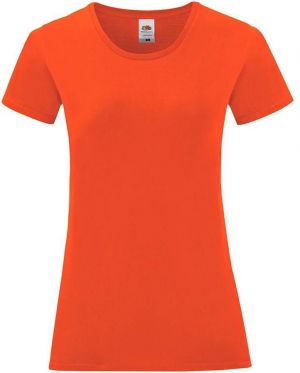 Iconic red Fruit of the Loom Women's T-shirt