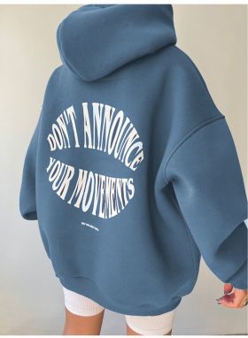 Know Dont Hoodie Sweatshirt Indigo Blue