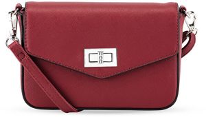 FLORA & CO Dámska crossbody kabelka 6529 Bordeaux