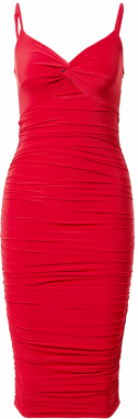 Lipsy Kokteilové šaty  červená