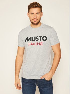 Musto Tričko Tee 82020 Sivá Regular Fit