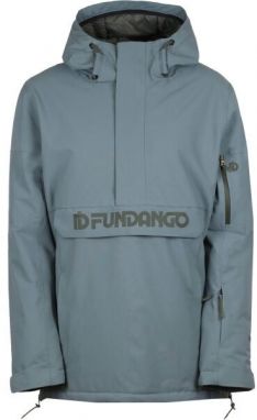 FUNDANGO BIRCH LOGO ANORAK Dámska lyžiarska/snowboardová bunda, modrá, veľkosť