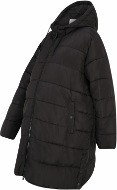 Fransa Curve Zimný kabát 'MABELLE'  čierna