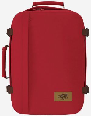 Červený unisex ruksak CabinZero Classic (36L)