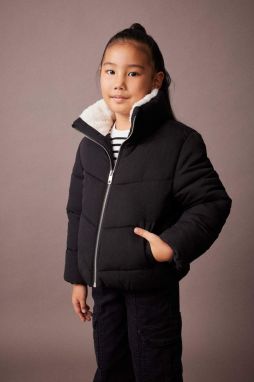 DEFACTO High Neck Plush Puffer Jacket