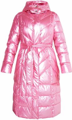 faina Zimný kabát  ružová