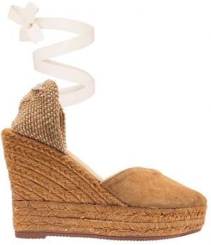 Espadrilky Manebi Heart-Shaped Wedge Espadrilles hnedá farba, R 2.0 WH