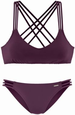 BRUNO BANANI Bikiny  bordová