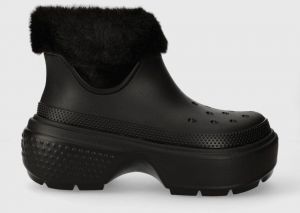 Snehule Crocs Stomp Lined Boot čierna farba, 208718