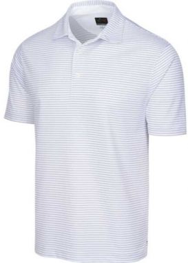 GREGNORMAN PROTEK ML75 STRIPE POLO Pánske golfové polo tričko, biela, veľkosť