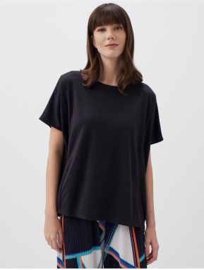 Jimmy Key Black Short Sleeve Comfortable Basic T-Shirt