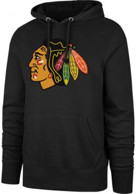 47 NHL CHICAGO BLACKHAWKS IMPRINT BURNSIDE HOOD Pánska mikina, čierna, veľkosť