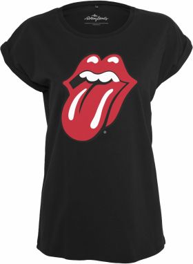 Merchcode Tričko 'Rolling Stones Tongue'  červená / čierna / biela