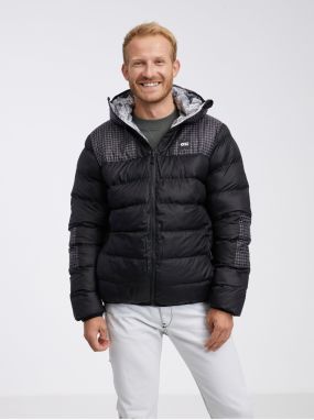 Men's Black Reversible Hooded Jacket Picture - Men's