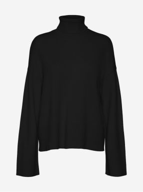 Black women's turtleneck AWARE by VERO MODA Gisela - Women