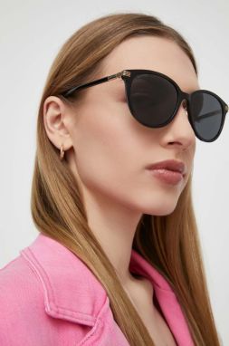Slnečné okuliare Gucci dámske, čierna farba, GG1452SK