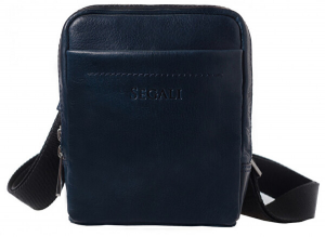 SEGALI Pánska kožená crossbody taška 2012 Blue