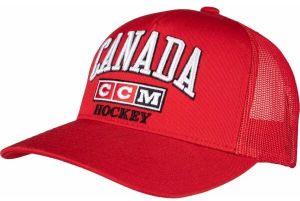 CCM MESHBACK TRUCKER TEAM CANADA Pánska šiltovka, červená, veľkosť