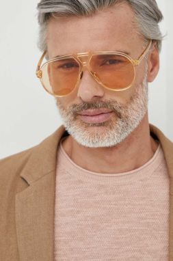Slnečné okuliare Tom Ford pánske, béžová farba, FT1061_6445E