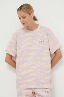 Tričko adidas by Stella McCartney dámsky, ružová farba, IN3631