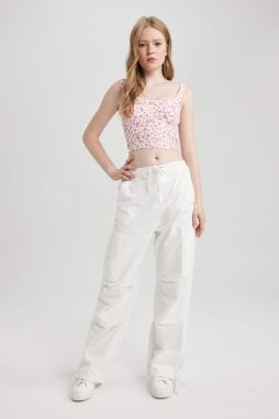 DEFACTO Cool Parachute Gabardine Cotton Pants