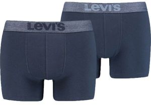 Levi's® SOLID BASIC BRIEF 4P Pánske boxerky, tmavo modrá, veľkosť