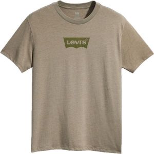 Levi's® GRAPHIC CREWNECK Pánske tričko, khaki, veľkosť