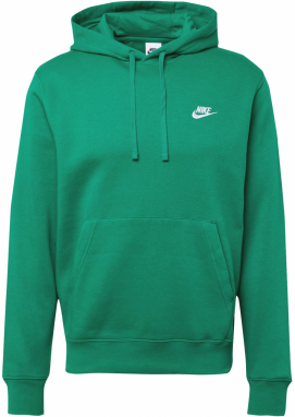Nike Sportswear Mikina 'CLUB'  zelená / biela