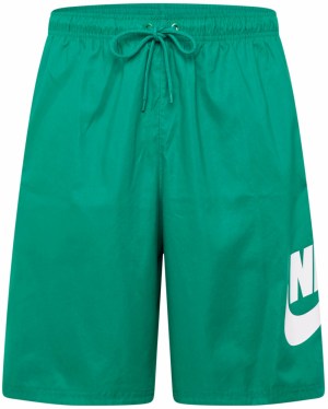Nike Sportswear Nohavice 'CLUB'  smaragdová / biela