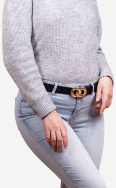 Classic women's belt Shelvt black