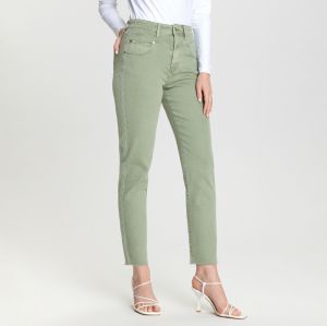 Sinsay - Rifle high waist straight - Zelená