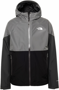 THE NORTH FACE Outdoorová bunda 'LIGHTNING'  sivá / čierna / biela