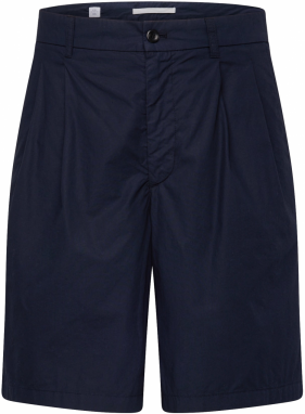 NORSE PROJECTS Plisované nohavice 'Benn'  námornícka modrá